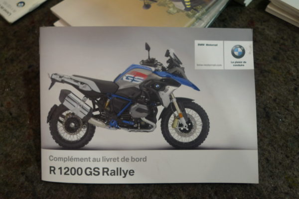 Carnet BMW R1200GS Rallye